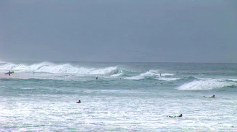 Down the beach HQ 001 Stock Footage 243926