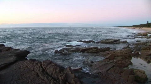 Down the beach HQ Stock Footage 493846