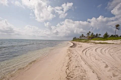 Down the Beach Foto stock