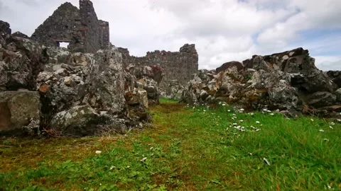 Down between the castle rocks Stock Footage 200772888