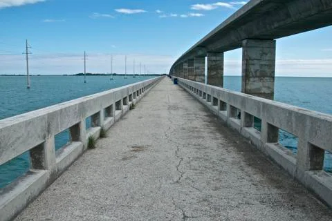 Down the Bridge Foto stock