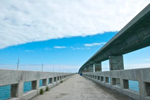 Down the Bridge Foto stock