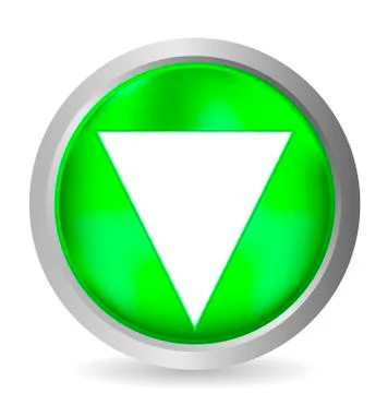 Down button Illustrazione stock