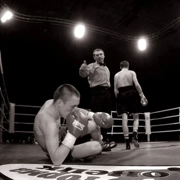 Down for the count Stock Photos