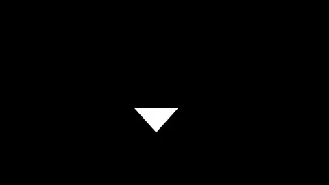 Down direction arrow icon animated video Stock Footage 292410640