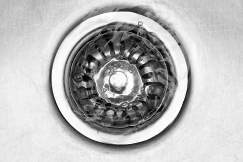 Down the drain Stock Photos