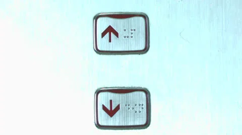 Down elevator button Stock Footage 25510895
