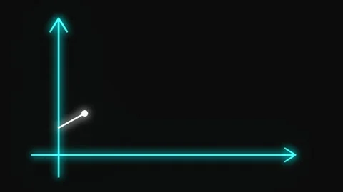 Up-down going trade graph animation in 4K 60fps Stock Footage 201097408