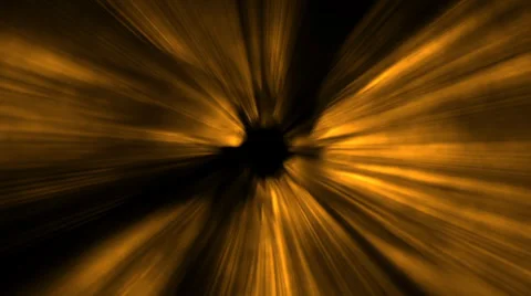Down the gold tunnel VJ loop 2 Stock Footage 34440985