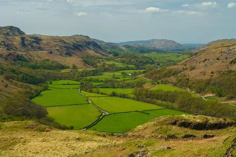 Down Hardknot Pass Stock Photos