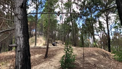 Down Hill el Volcan Stock Footage 233664945