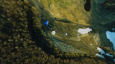 Down To The Hill Stock Footage 75239131