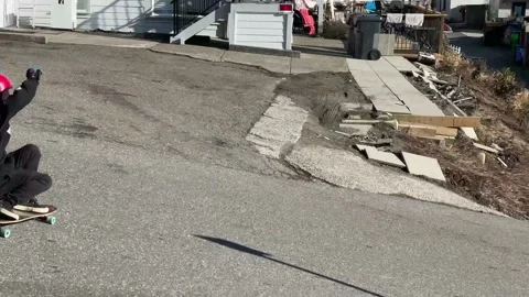 Down Hill Slide Stock Footage 171031766