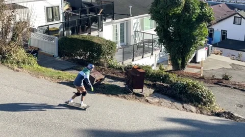 Down Hill Slide Stock Footage 171032107