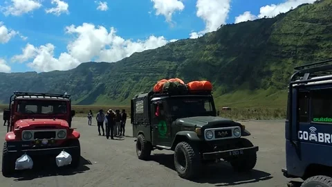 Down the mountain Stock Footage 221989288