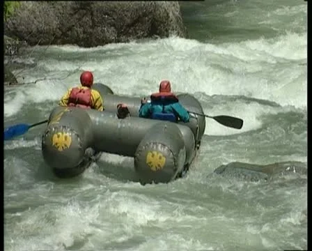 Down the mountain river Stockbeeldmateriaal 11952095