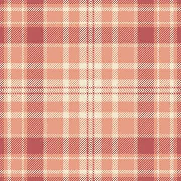 Down pattern tartan texture, small plaid vector fabric. Dining textile seam.. Stock Illustration
