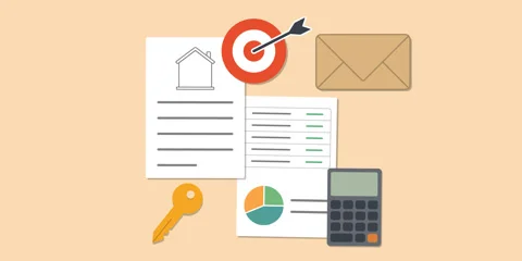 Down Payment Savings Animation Vídeos de archivo 343694518