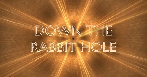 Down the rabbit hole Stock Footage 124983302