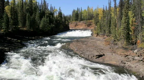 Down River From Chelsatta Falls Video stock 853922