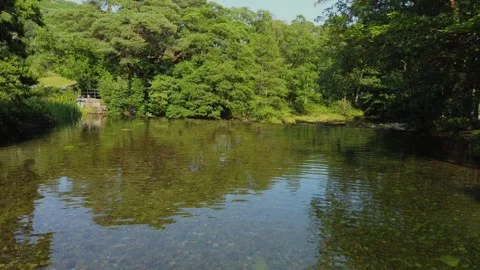 Down river, The Lake District National Park, Cumbria, UK. 1.7.2026 Vídeo Stock 340039934