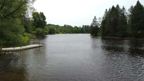 Down the river at low altitude 動画素材 158754021