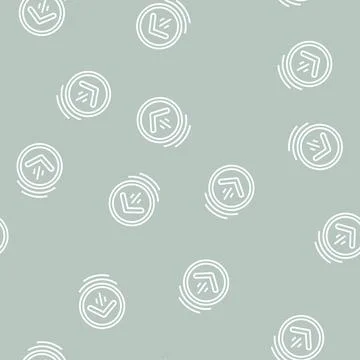 Down scroll line seamless pattern Illustrazione stock