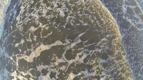 Down shot of Ocean eight feet up 000751.mp4 Stock Footage 89987661