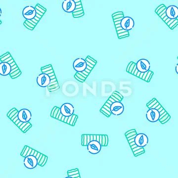 Down sleeping bag duck vector seamless pattern Ilustraciones de archivo