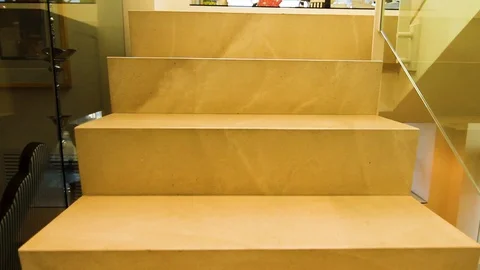 Down stairs 02 Stock Footage 89479745