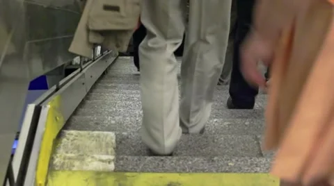 Down-stairs Stock Footage 7130923