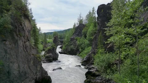 Down Stream River Footage Stock Footage 266287293