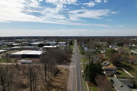 Down the Street Stock Photos