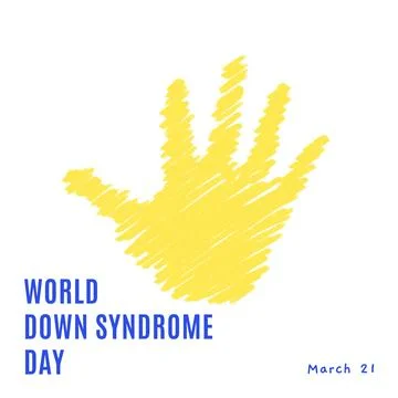 Down syndrome banners  Иллюстрация