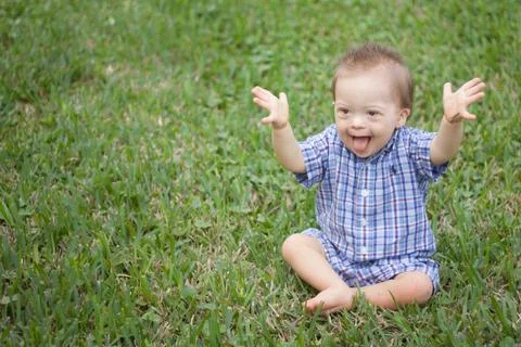 Down Syndrome Boy Stock Photos