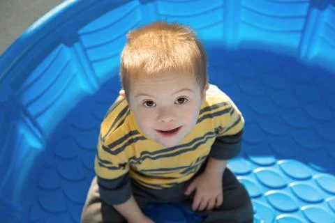 Down Syndrome Boy Stock Photos