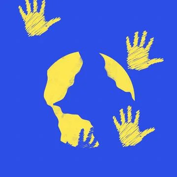 Down syndrome icons Stock Illustration