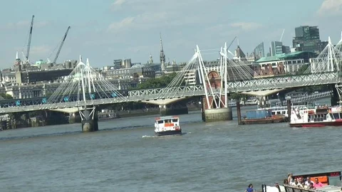 Down the Thames 스톡 동영상 79237922