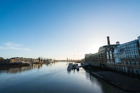 Down the Thames Stock Photos