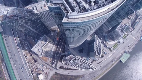 Down Tower on the waterfront Stock Footage 78845648