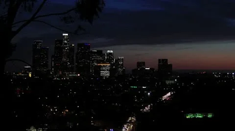 Down Town L.A. Stock Footage 22411151