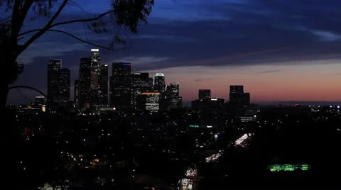 Down Town L.A.  Stock Footage 22411299