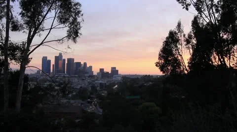 Down Town L.A._07_1920_30FPS Stock Footage 22410449
