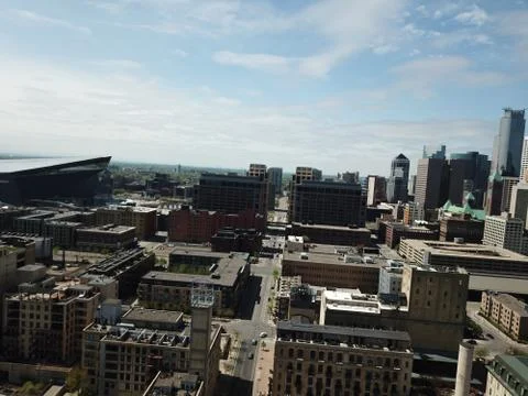 Down town Minneapolis Stock Photos