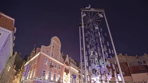 Down Town Old Riga TimeLapse with mirrors Stock Footage 82847001