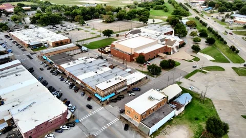 Down Town Wylie Texas Stock Footage 213769474
