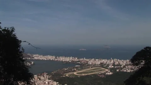 Up-down view of Lagoa - September 15th, 2010 Stock Footage 314072638