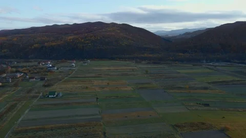 Downcountry and Carpathian mount. Video stock 165166311