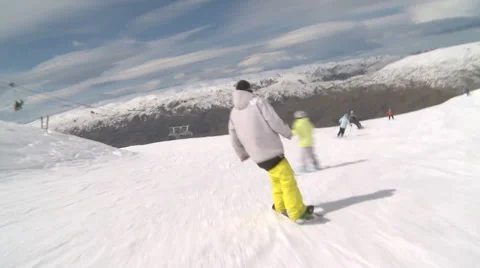 Downhill Stock Footage 2253228