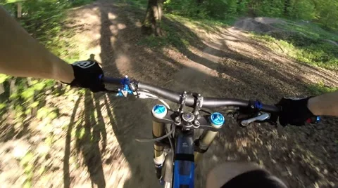 Downhill freeride Stock Footage 62910074